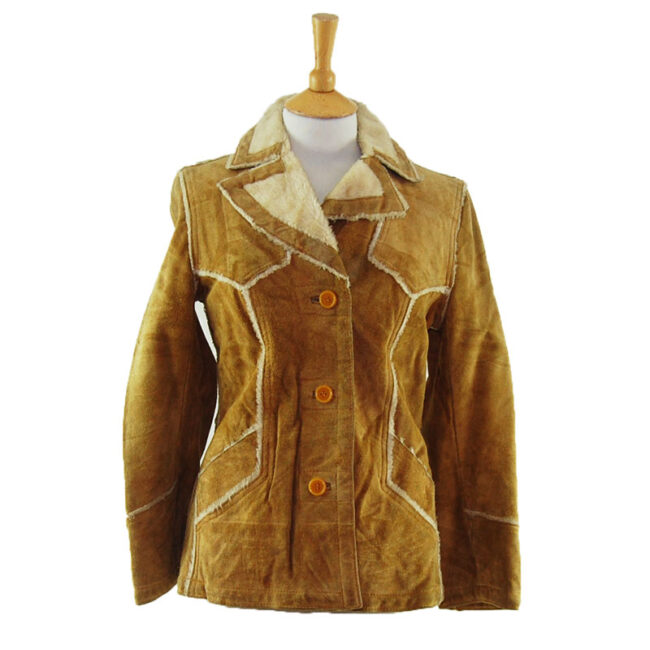 70s Suede And Sheepskin Vintage Jacket