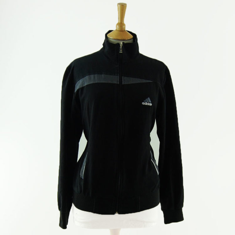 Black Adidas Sportswear Zip Up Hoodie