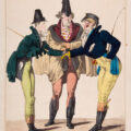 fashion illustration - Georges-Jacques Gatine, Le Goût du Jour, No. 21: Les Modernes Incroyables, from Caricatures Parisiennes, ca.1815