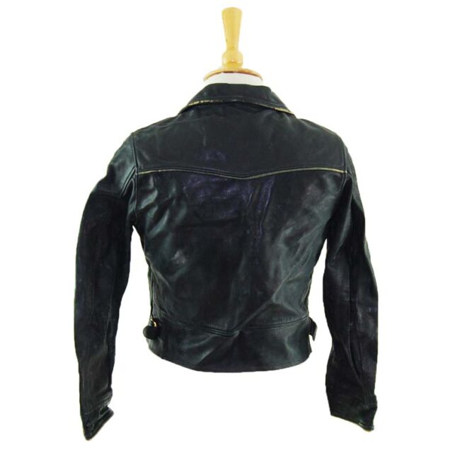 back of 1940s Womens Leather Jacket