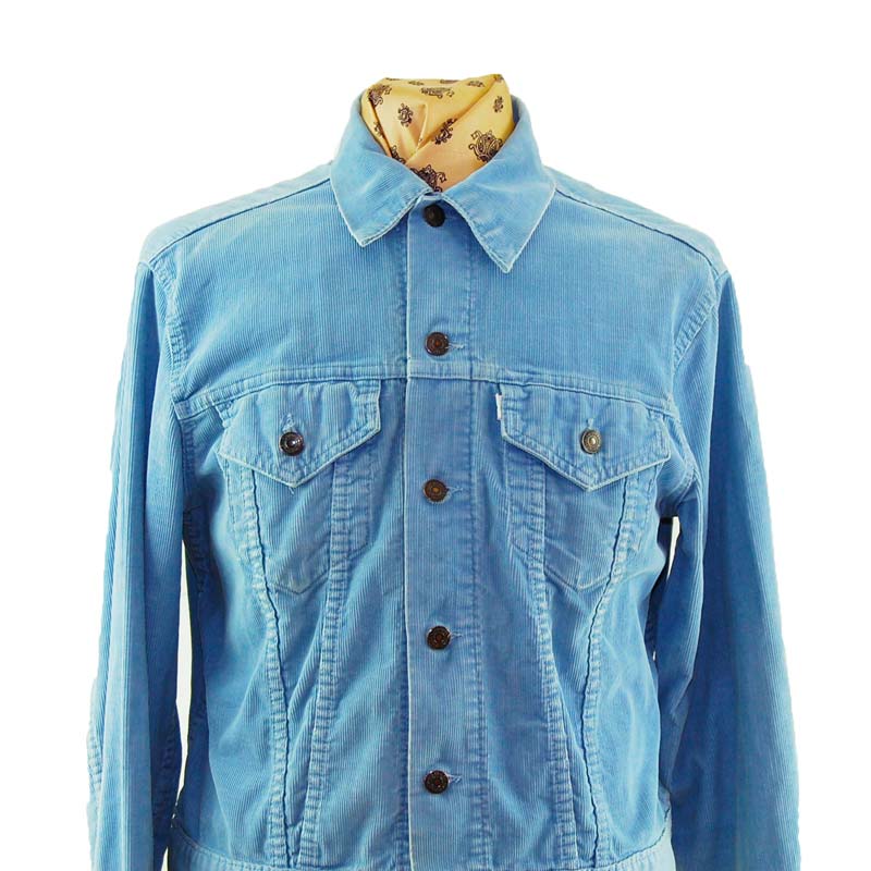 Blue Levis Corduroy Jacket - M - Blue 17 Vintage Clothing
