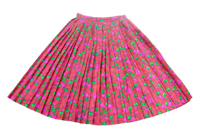 60s Child Size Floral Skirt
