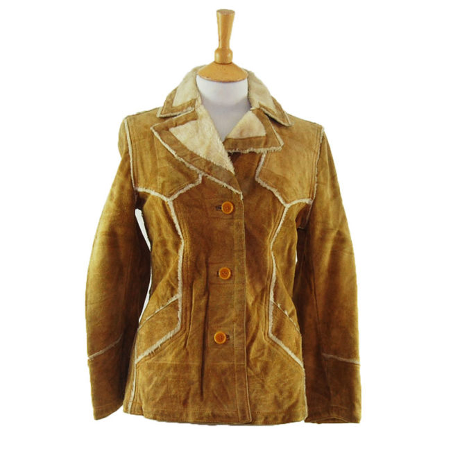 70s Suede And Sheepskin Vintage Jacket
