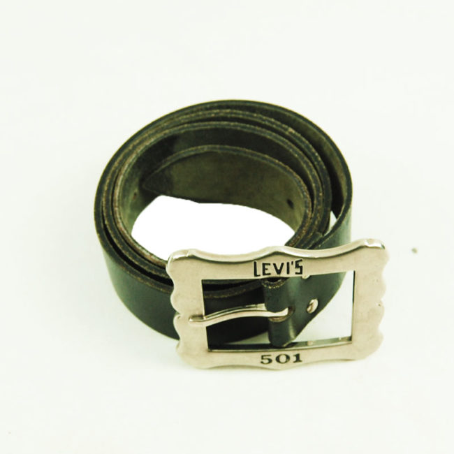 80s Black Vintage Levis 501 Belt