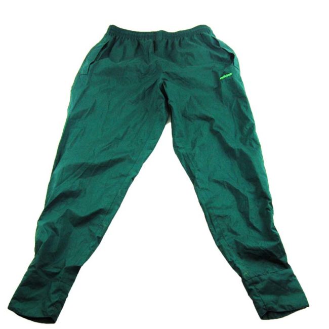 90s Green Adidas Golfing Trackie Bottoms