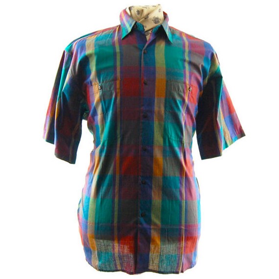 70s Vintage Colour Splash Shirt