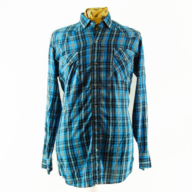 Blue Cowboy Western Shirt