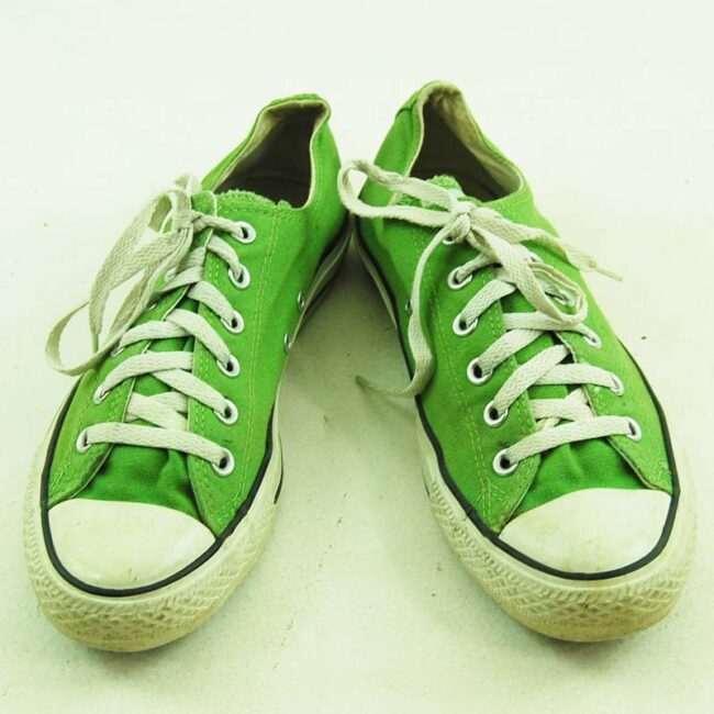 Green Converse All Star Sneakers