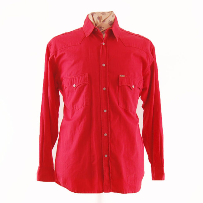 Red Mustang Western Shirt