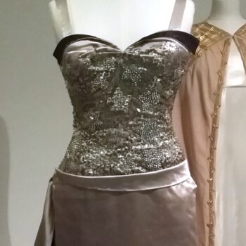 Victor Stiebel evening dress, late 1950s