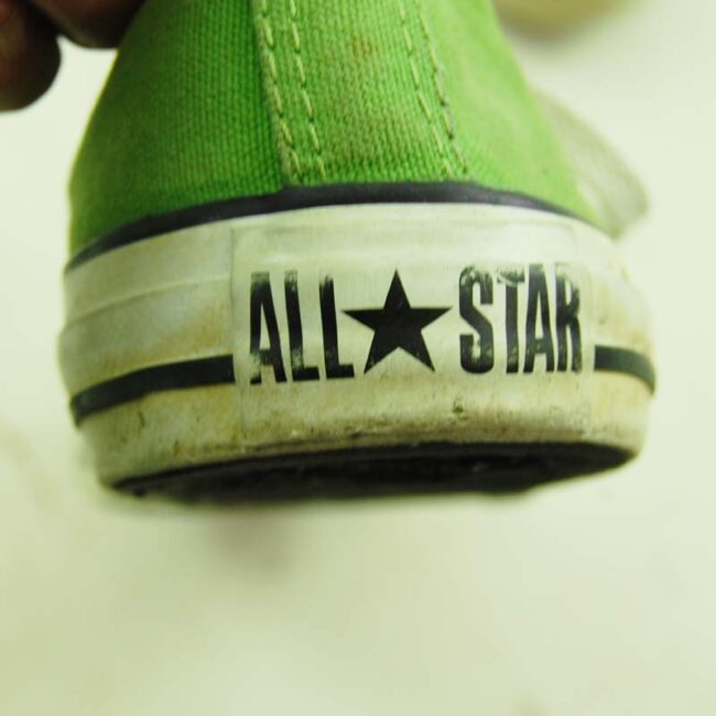 back of Green Converse All Star Sneakers