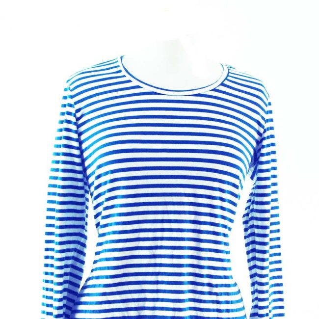 close up of Striped Long Sleeve Tee Shirt