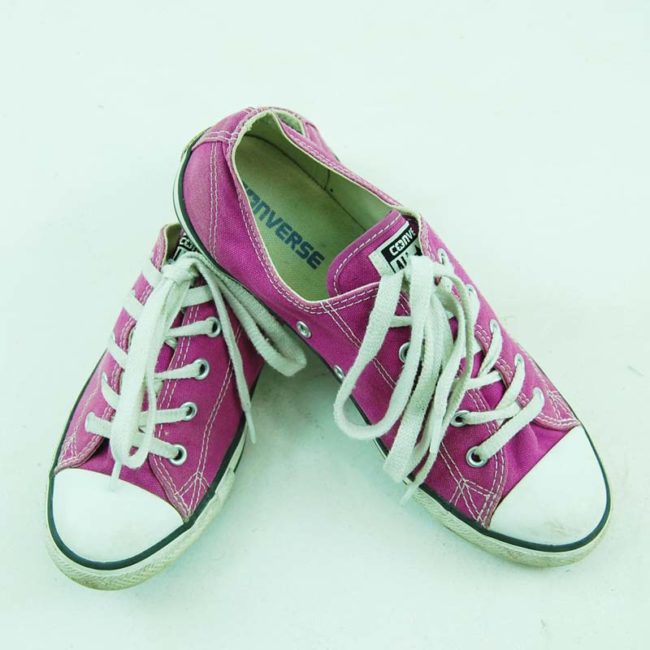 top of Vintage Purple Converse All Star Sneakers