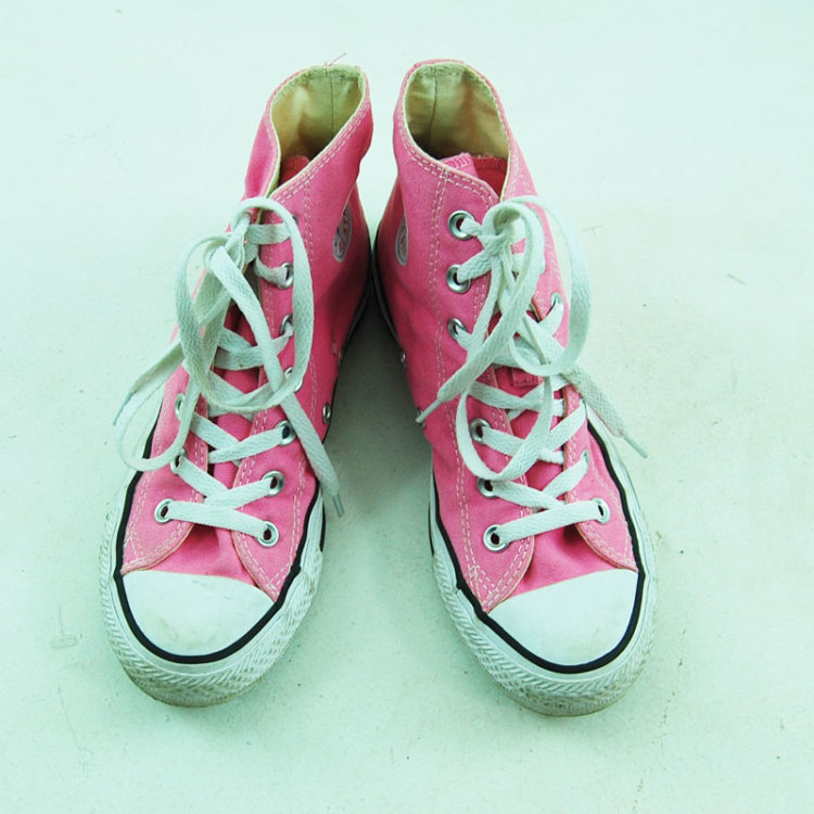 90s Vibrant Pink Converse Sneakers