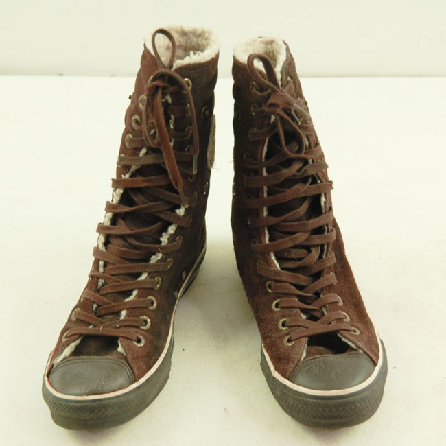 Vintage Brown Converse All Star High Tops