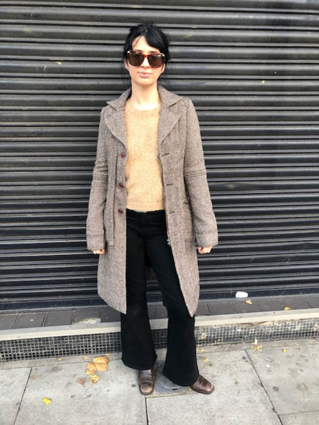 David Bitton Tweed Coat