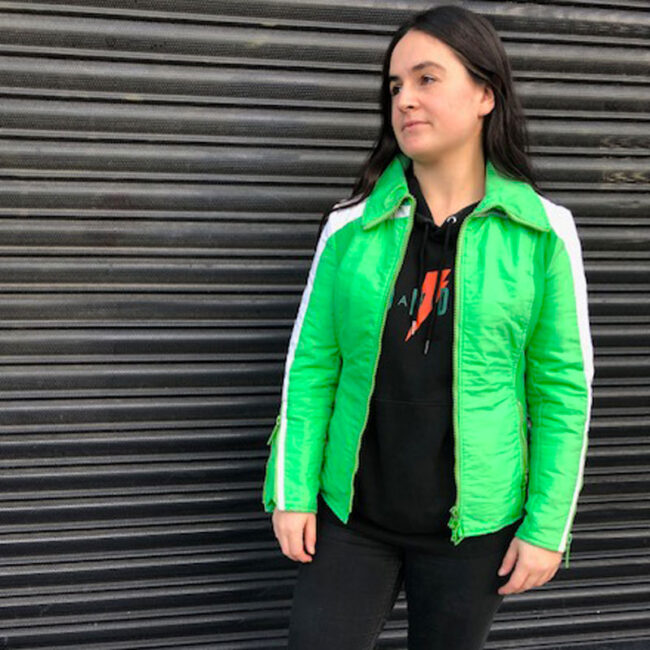 Lime Green Skiing Jacket