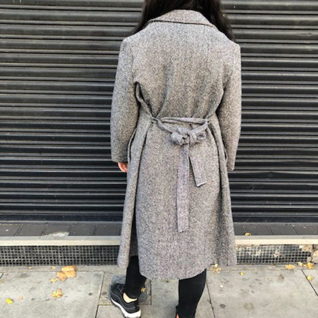 back of 1990s Tweed Coat