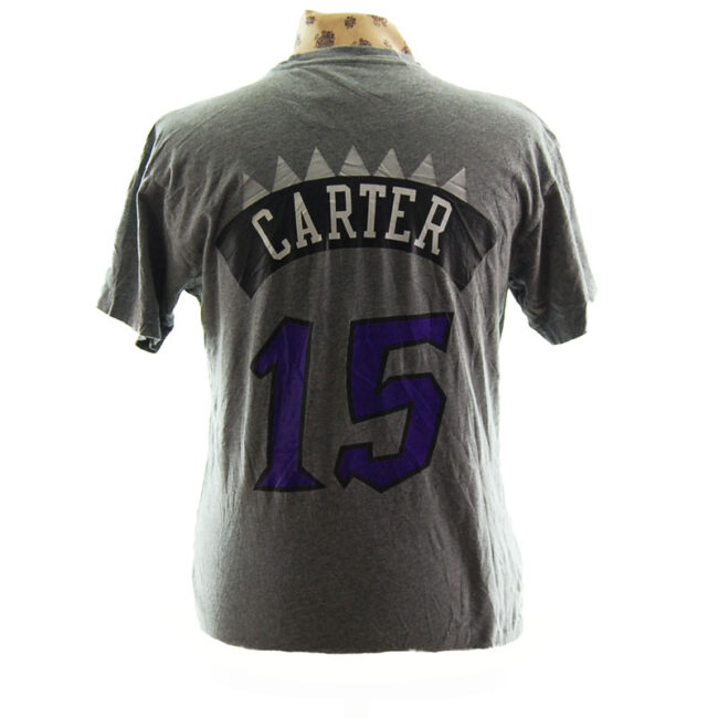 back of NBA Rapters Basketball T Shirt