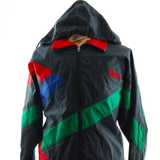 close up of Vintage Anuy Windbreaker Jacket