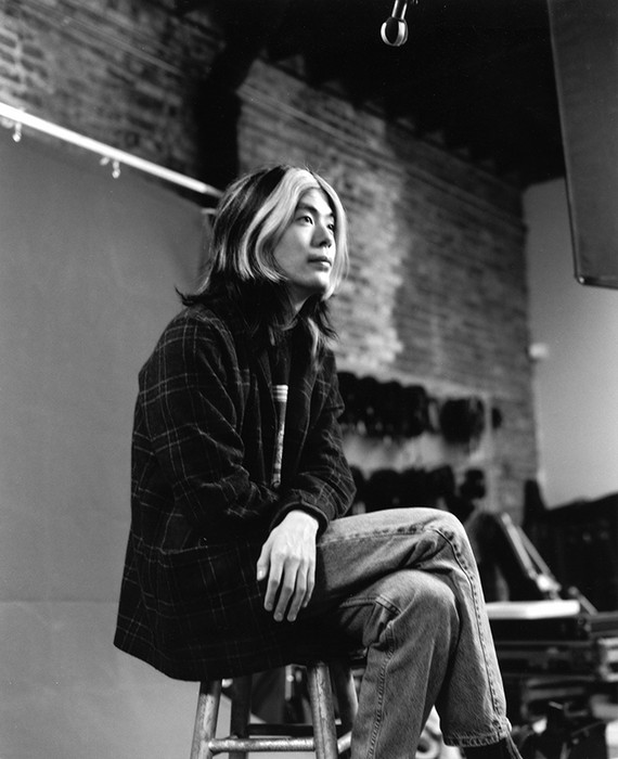 James Iha in his flannel shirt, 1995 James Iha in his flannel shirt, 1995