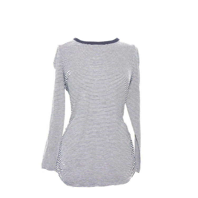 Ruched Long Sleeve Tee Shirt
