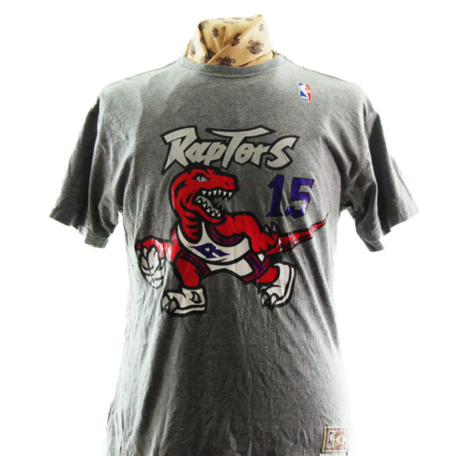 close up of NBA Rapters Basketball T Shirt