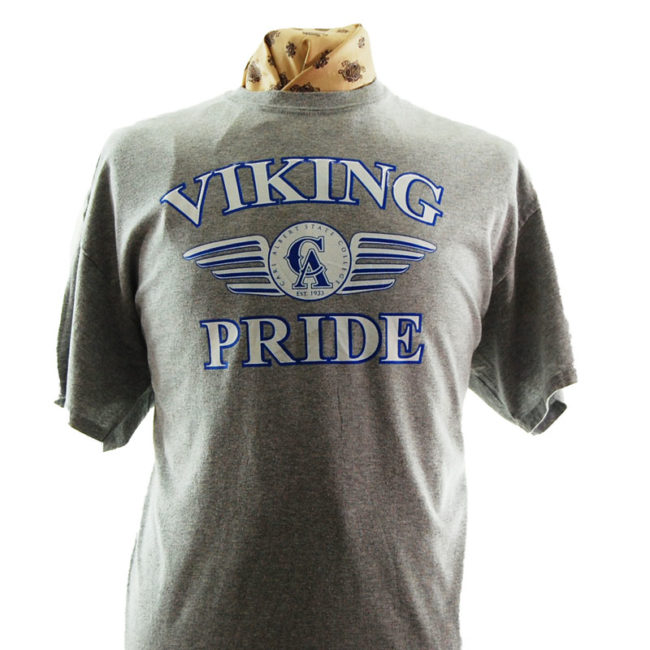 close up of Viking Pride T Shirt