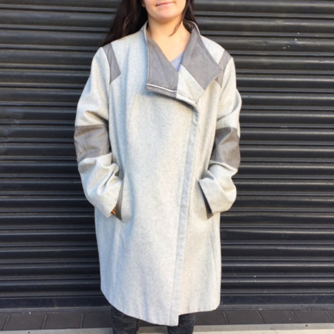 Calvin Klein Asymmetrical Coat