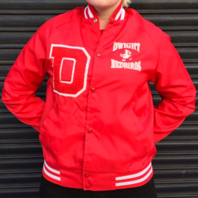 Dwight Red Birds Baseball Jacket