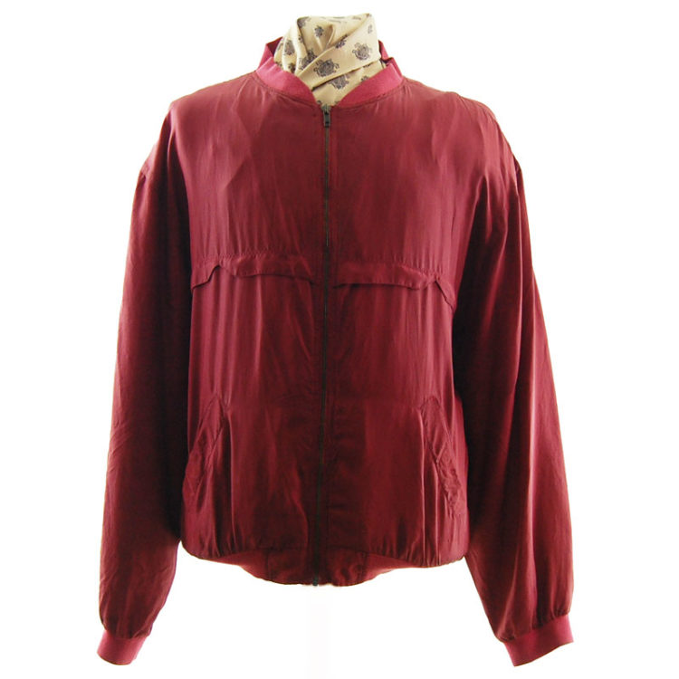 Ree Marc Silk Bomber Jacket