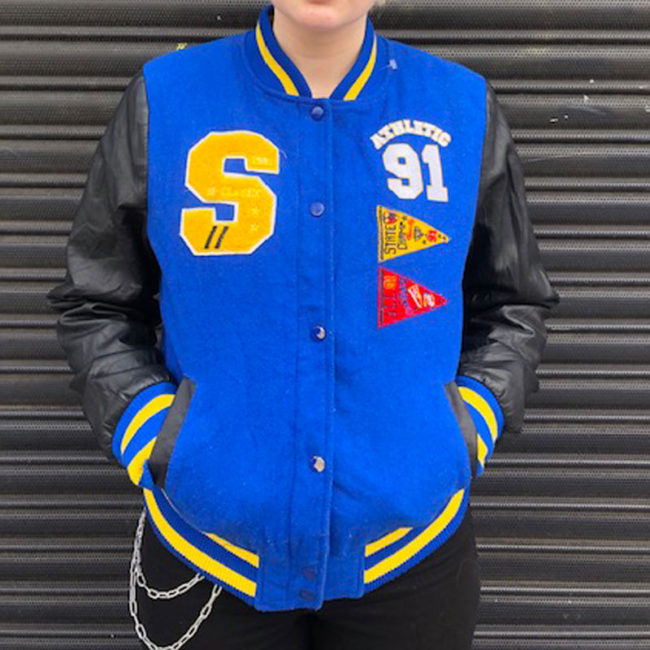 Vintage Womens Baseball Jacket