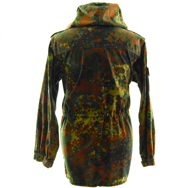 back of 1991 German Flecktarn Camo Jacket