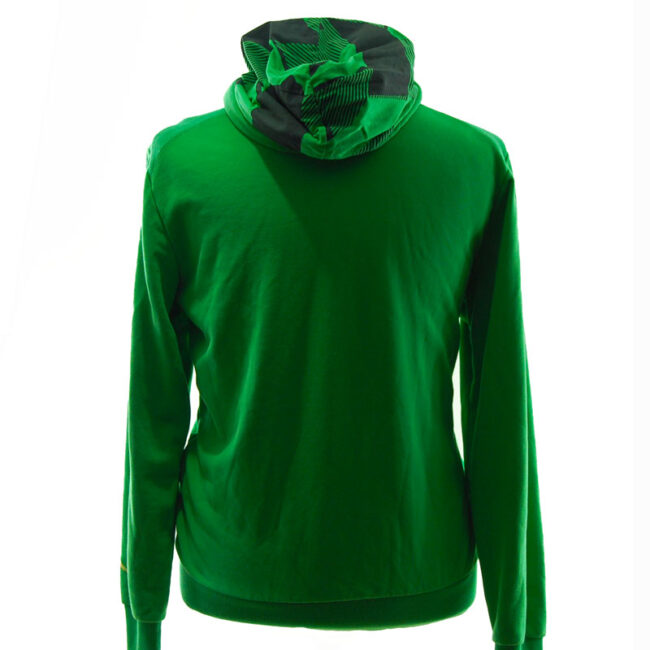 back of Puma Acid Green Hoodie