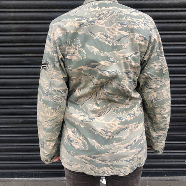 back of U.S Air Force Digital Camouflage Jacket