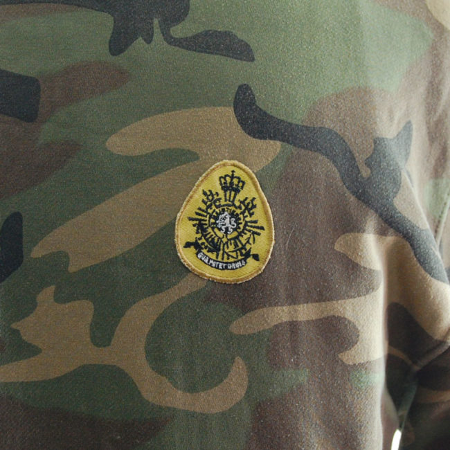 detailing of Kosumo Street Fighter Camouflage Hoodie