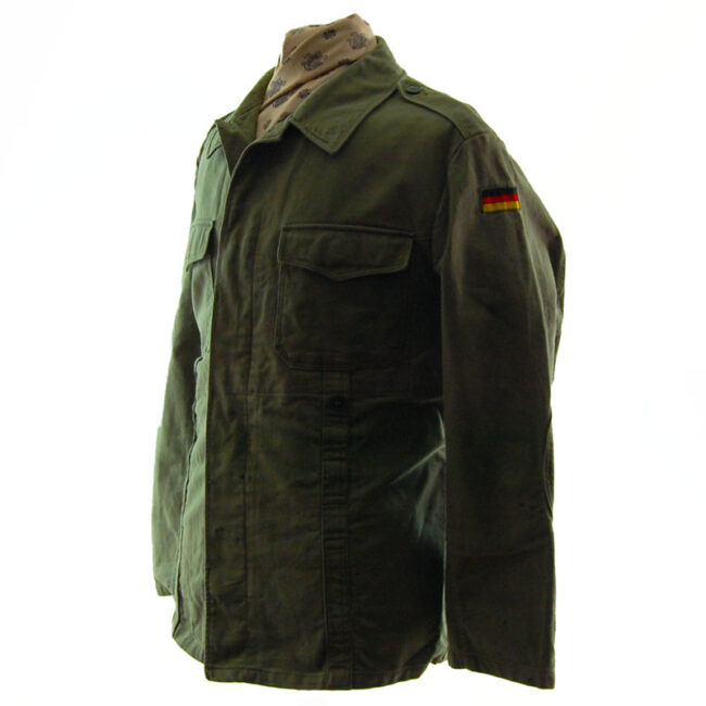 side of Army Green German Military Jacket