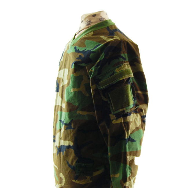 side view T.A.C Camouflage Long Sleeve Top