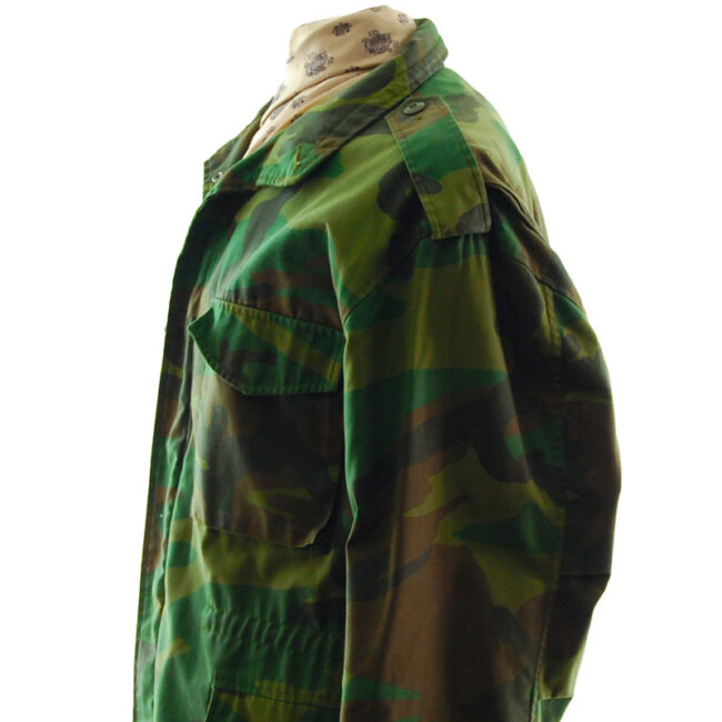 sleeve of Real Military Camouflage Jacket