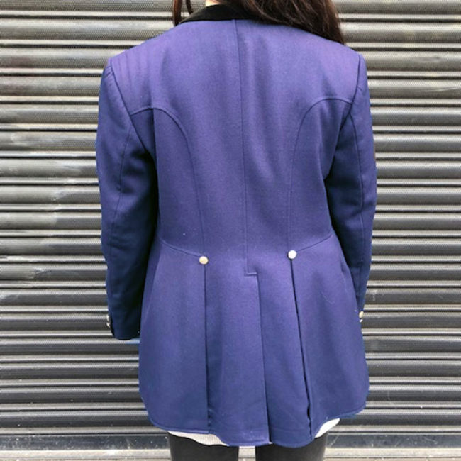 back of Womens Navy Blue Pikeur Equestrian Jacket