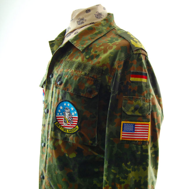 close side of 1996 Flecktarn Camouflage Jacket