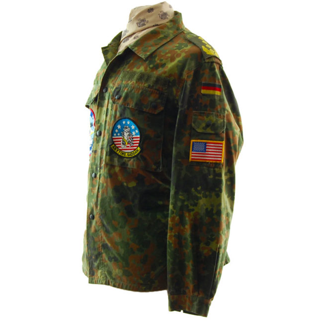side of 1996 Flecktarn Camouflage Jacket