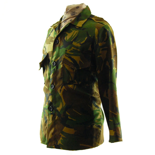 side of Fancy Dress Camouflage Jacket
