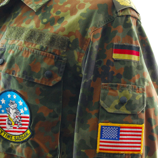 sleeve of 1996 Flecktarn Camouflage Jacket