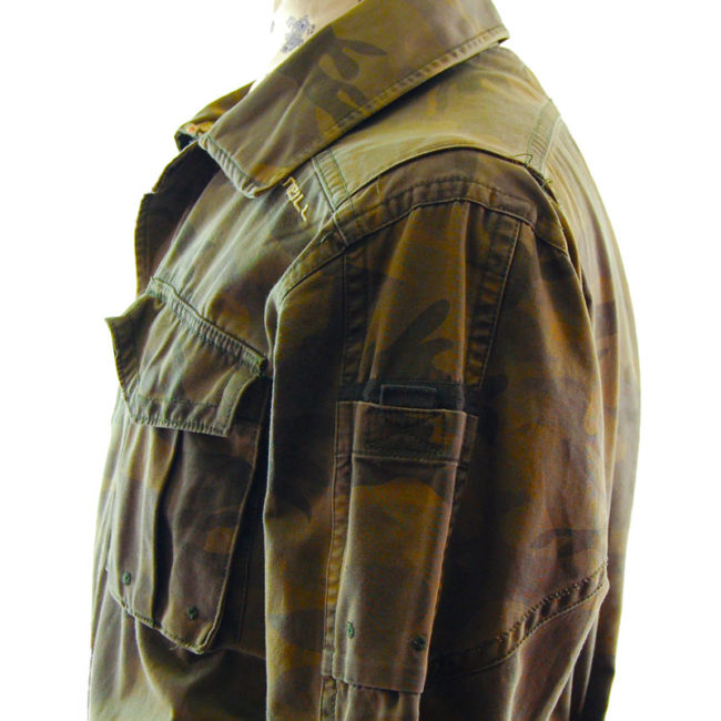 sleeves of O'Neill Camo Military Inspired Jacket