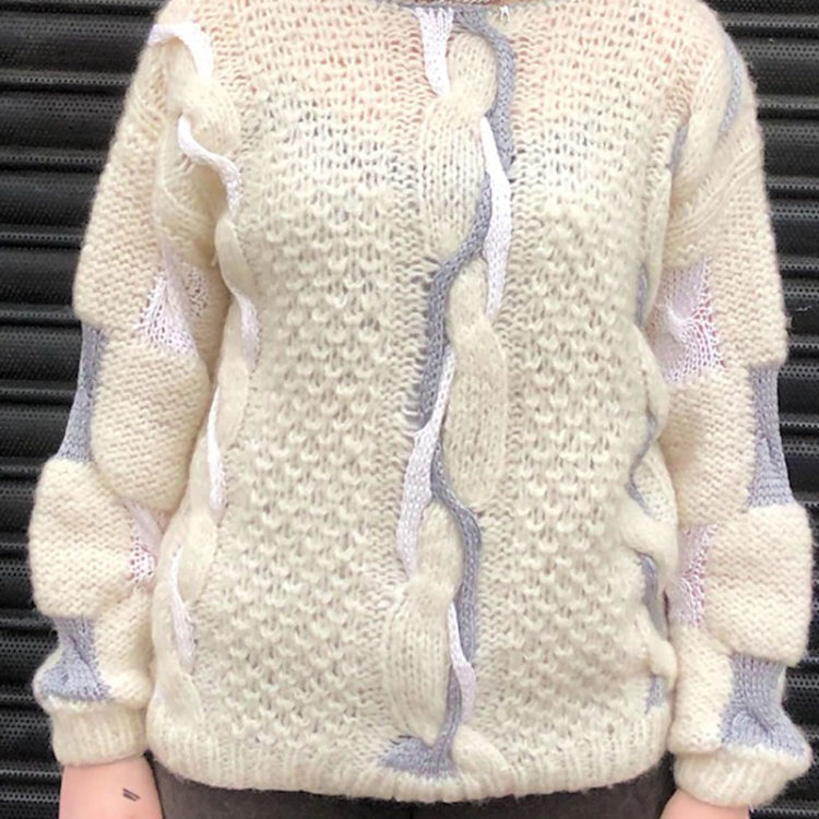 80s Mohair And Wool Sweater