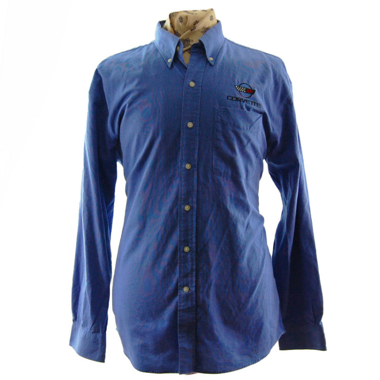 Blue Corvette Work Shirt