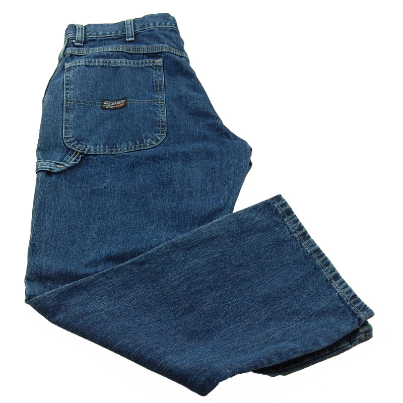 Blue WRG Carpenter Jeans - 34W - Blue 17 Vintage Clothing