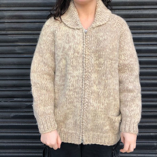 Light Brown Buffalo Cardigan