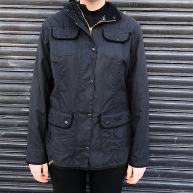 Womens Black Barbour Jacket